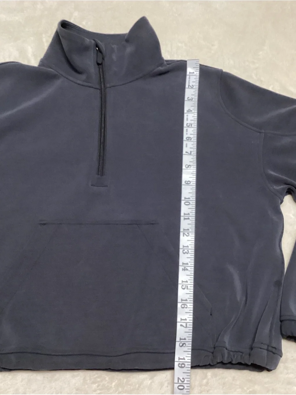 lululemon athletic Half zip Charcoal Jacket.